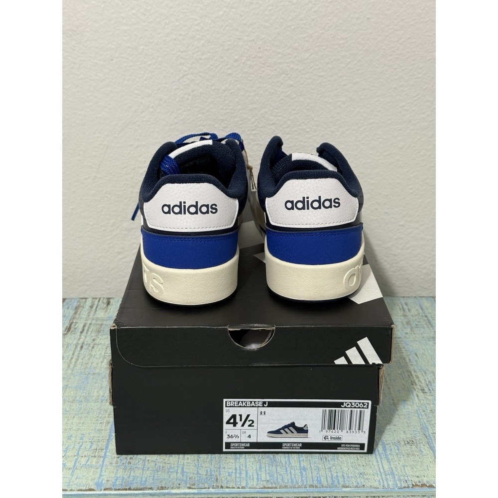 Adidas Breakbase J Youth Sneakers Size 4.5 New - Picture 3 of 8